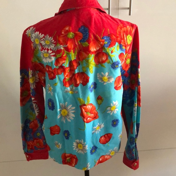 Designer St John by Marie Gray Jacket cotton M - Picture 3 of 5